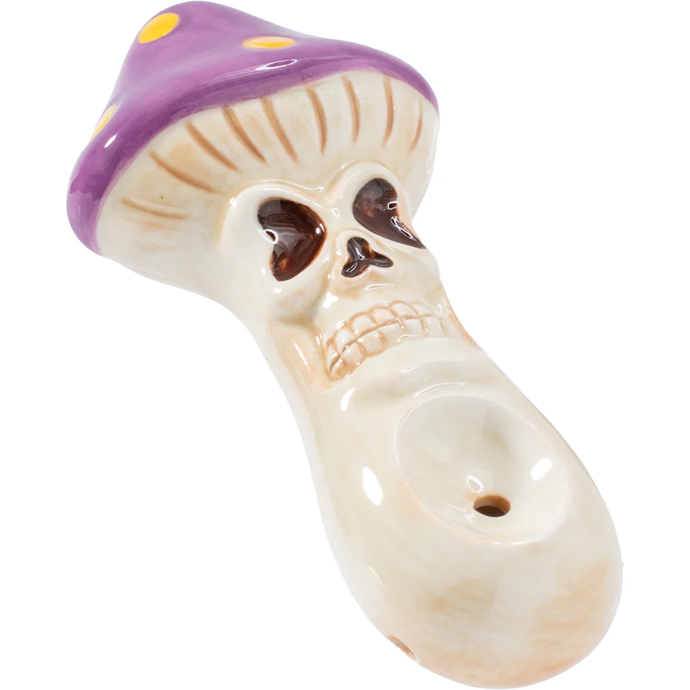 Skull Mushroom Pipe