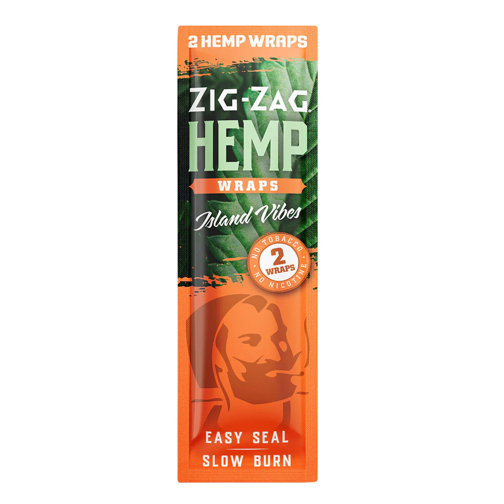 Zig Zag Hemp Wraps - 2pk 25pcs - Image 8